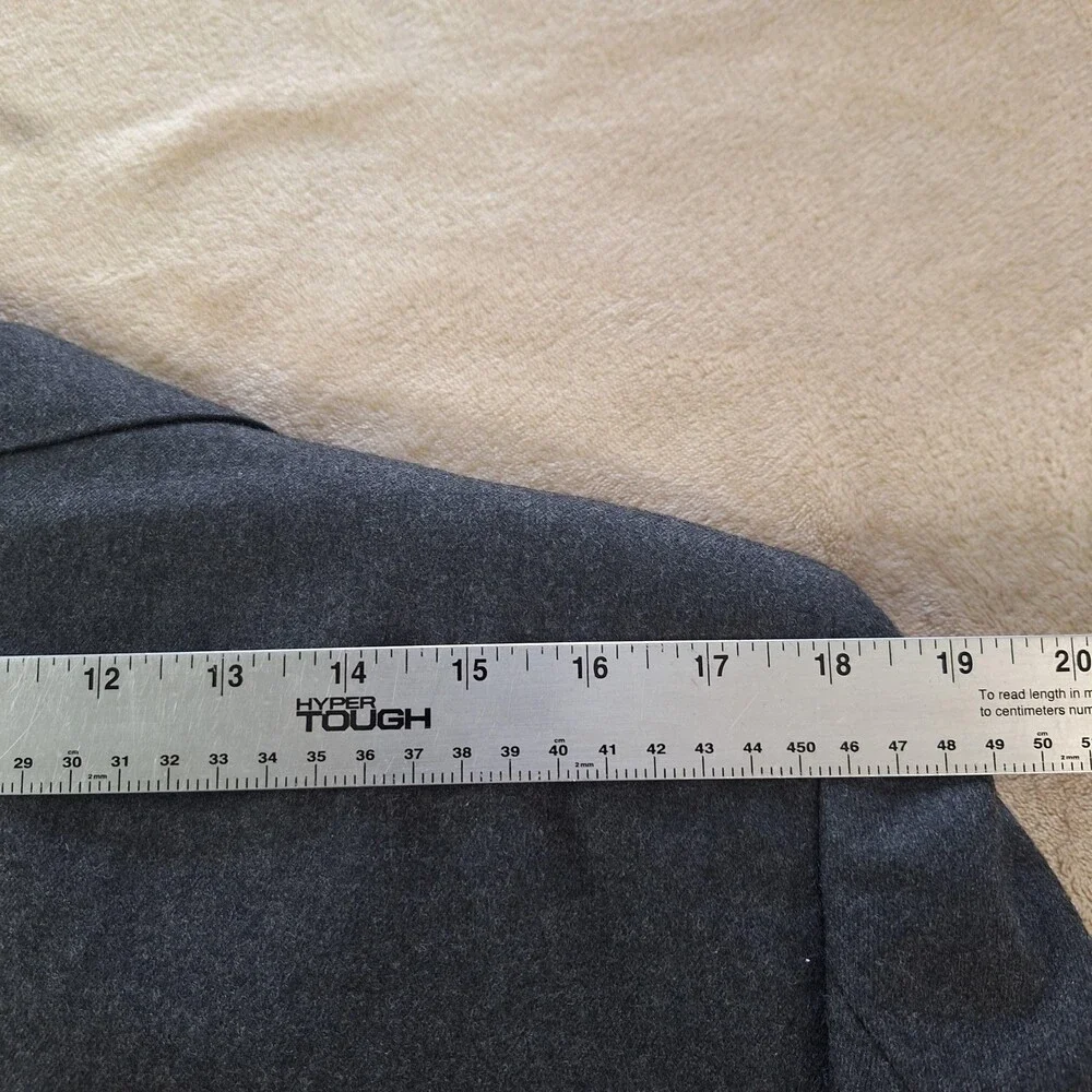Louis Roth Blazer Mens 41S Gray Wool Two Button Sport Coat Jacket Tailored USA
